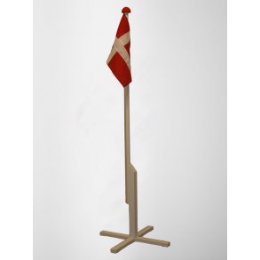 TRÆSTANG 150 CM M. DK FLAG