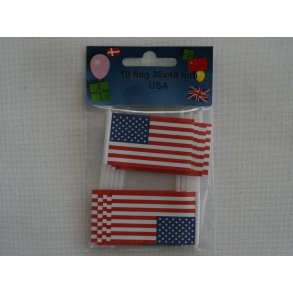 LAGKAGEFLAG USA, 10 STK. POSE