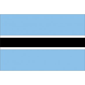BORDFLAG BOTSWANA STR. 40