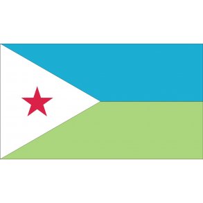 BORDFLAG DJIBOUTI STR. 40