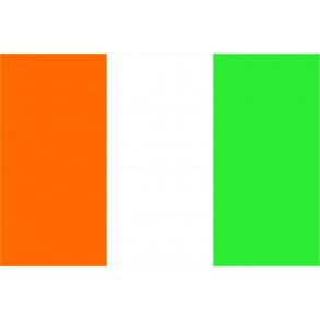 BORDFLAG ELFENBENSKYST STR.40