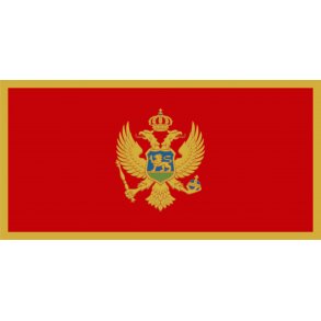 BORDFLAG MONTENEGRO 40 CM