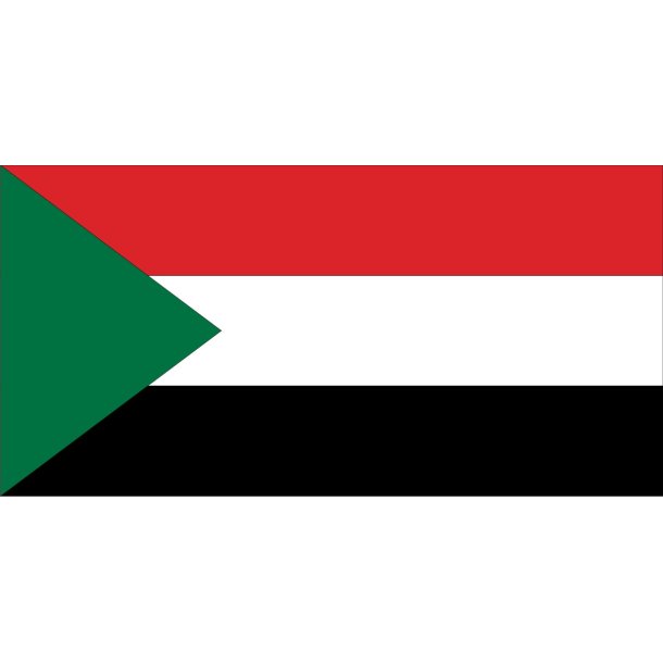 BORDFLAG SUDAN STR. 40