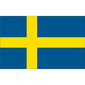 BORDFLAG SVERIGE STUT STR.40