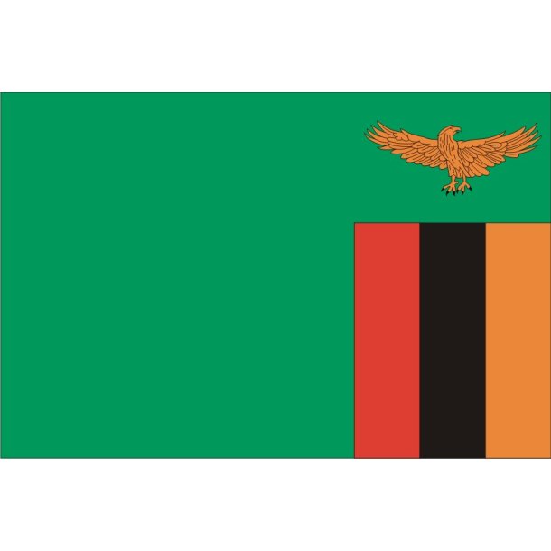 BORDFLAG ZAMBIA STR.40