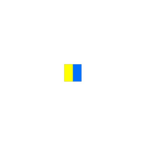 SIGNALFLAG K 100x80 CM.