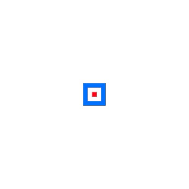 SIGNALFLAG W 100x80 CM.