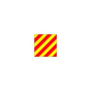 SIGNALFLAG Y  50x40 CM.