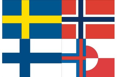 NORDISKE BORDFLAG