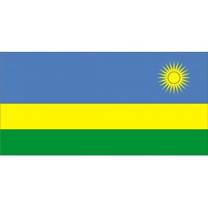 RWANDA, TRYKT,150x90 CM