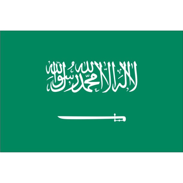 SAUDI ARABIEN, TRYKT 150x90 CM