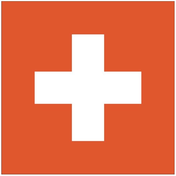 SCHWEIZ, TRYKT,150x90 CM